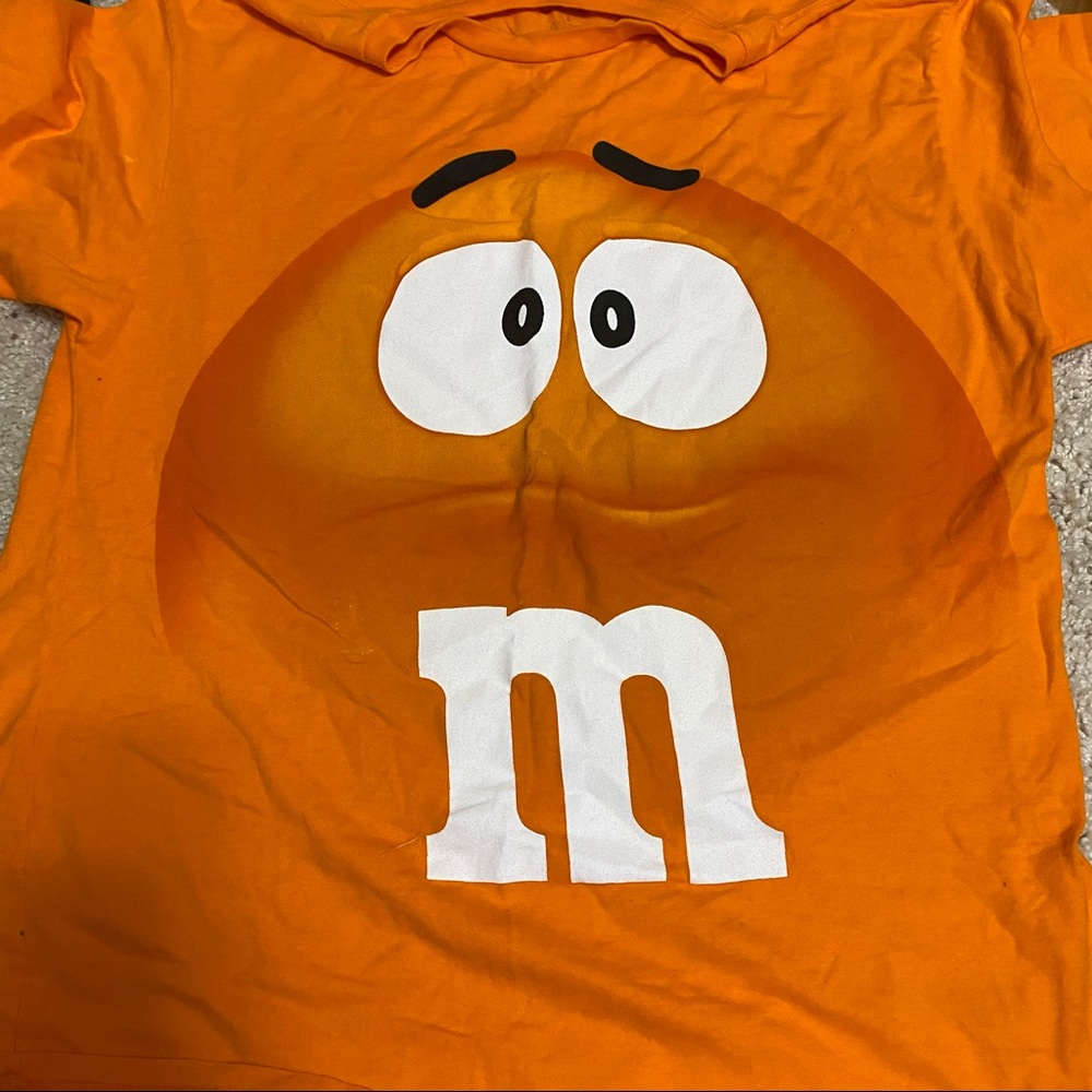 M&M’s orange t-shirt